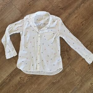 2/$20 Gap long sleeve button down size S